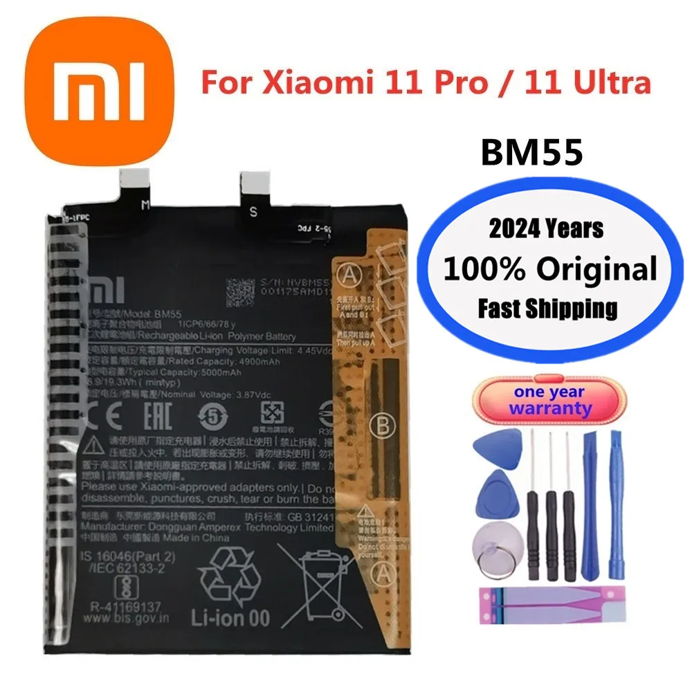 Batería Original para Xiaomi MI Redmi Note 5, 7, 8, Mi9, 9S, 9T, 10, 10S, 10T, 10X, 11T, 11 Ultra, 11T, POCO X3, F2, K20, K30 Pro, nueva