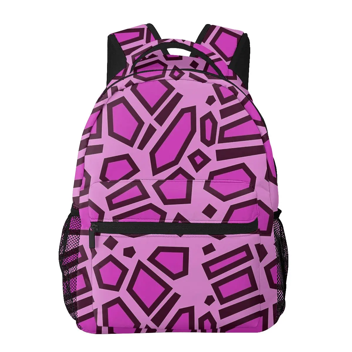 Kipo Pink Mega Jaguar Spots Backpacks Boys Girls Bookbag Children School Bag Cartoon Laptop Rucksack Shoulder Bag Large Capacity