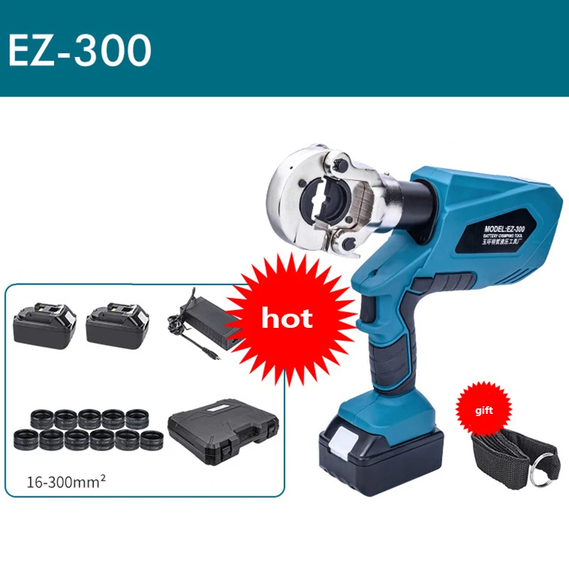 

DC18V EZ-300/ EZ-400 Professional Rechargeable Hydraulic Pliers Crimping Pliers Charging Crimping Tool Hydraulic Pliers Tools ﻿