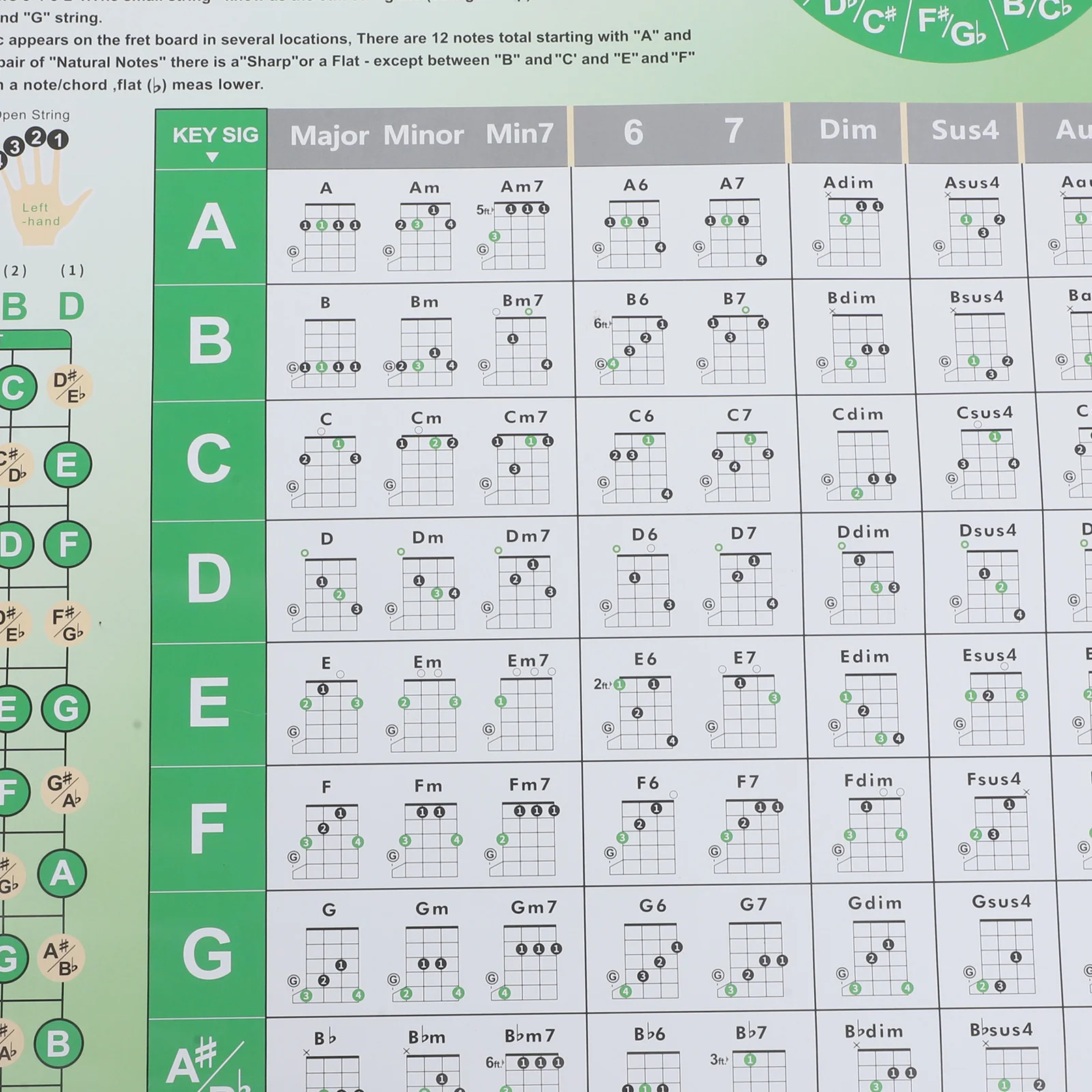 banjo chord poster chart banjo chord chart banjo chord poster banjo chord chart for beginner banjo chord poster for beginner