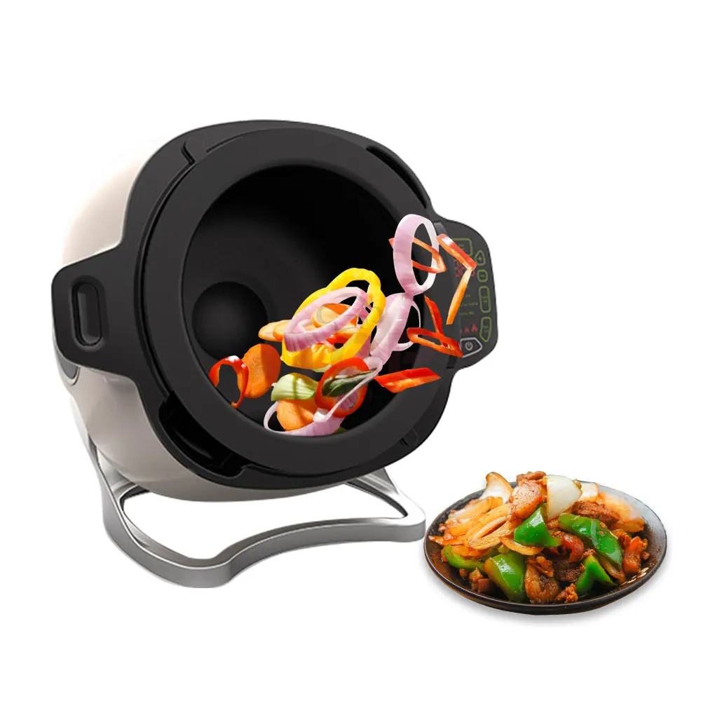 Commercial Robot Memasak Auto Cooking Robot Machine Restaurant Automatic Stir Fry Rice Machine 6L Robot de cocina