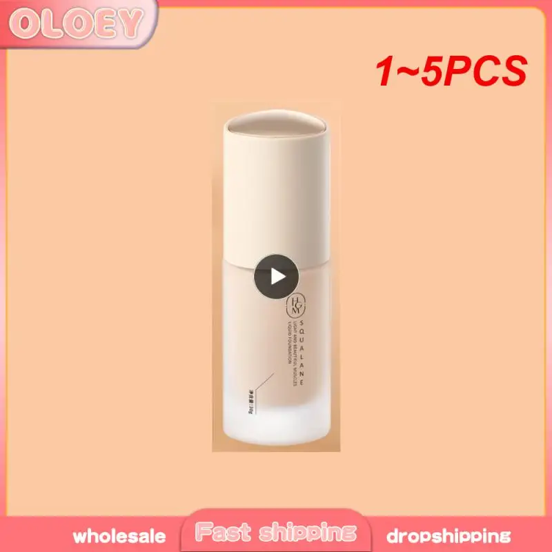 1 ~ 5Pcs Concealer Matte Foundation Delicate En Gehoorzame Duurzame, Langdurige Vloeibare Foundation Onzichtbare 30G Make-Up