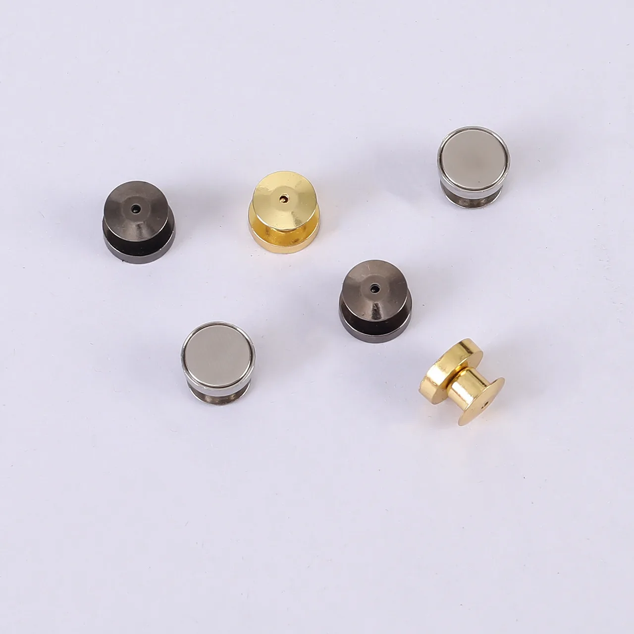 5 Stück Magnetische Broschenverschlüsse Metallverschlüsse für Anstecknadeln Sicherungsverschlüsse für DIY Broschen Abzeichen Schmuckherstellung – Detail 5