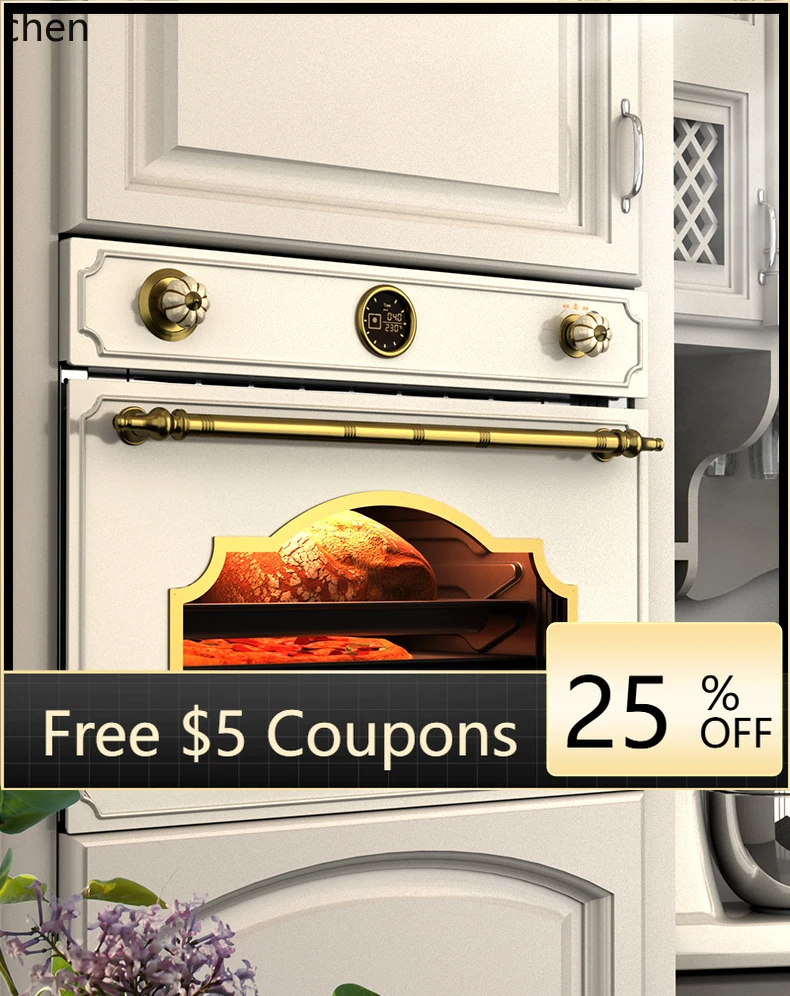 

ZZ ZML embedded steaming oven two-in-one household electric steamer retro steaming and baking all-in-one machine