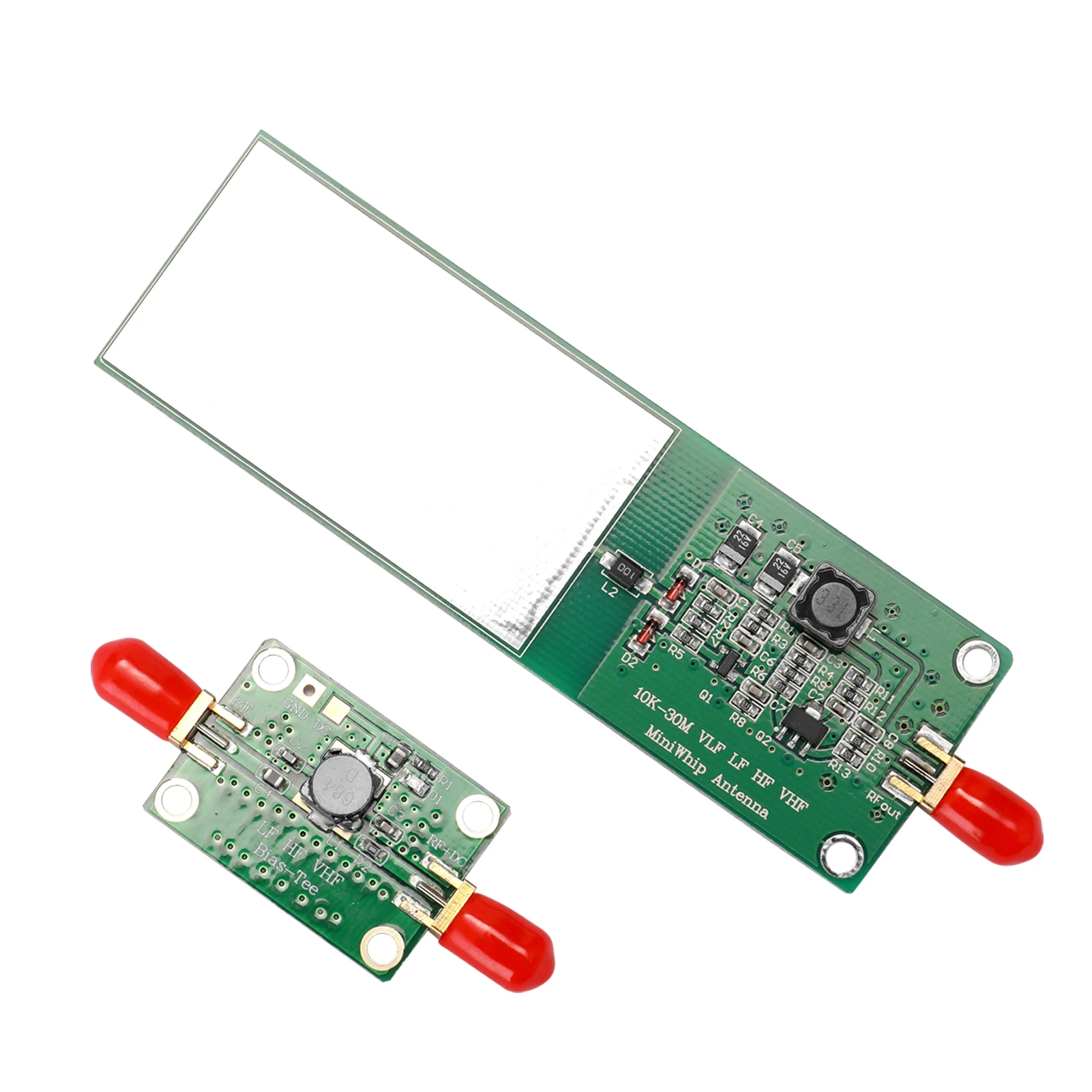 Módulo de Antena Ativa Mini-Whip 10KHz-30MHz Sistema de Antena Ativa de Ondas Médias e Curtas Componente Eletrônico Receptor de Rádio