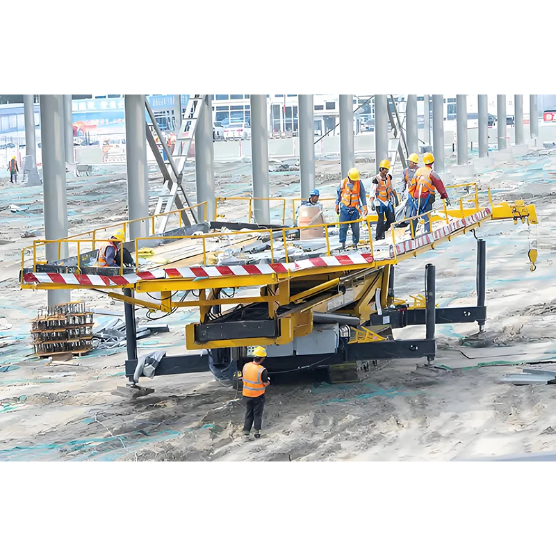 Heavy Duty Roof Panel Hoist Machine Electric Lifting Equipment for Steel Structure Roof Installation Construction Projects