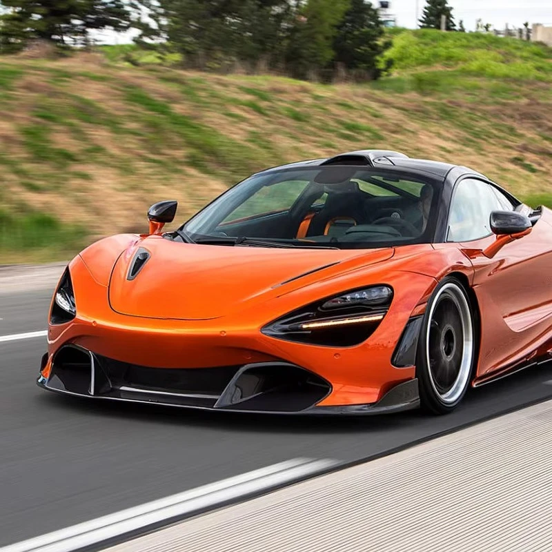 High Quality Dry Carbon Roof Scoop for McLaren 720S Luxury Sports Car Vent With Excellent Fitment & Paste Mount