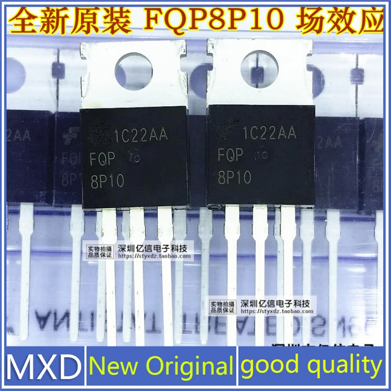 5Pcs/Lot New Original FQP8P10 100V 8A P Channel Inlet Field Effect Mos Tube In Stock Good Quality