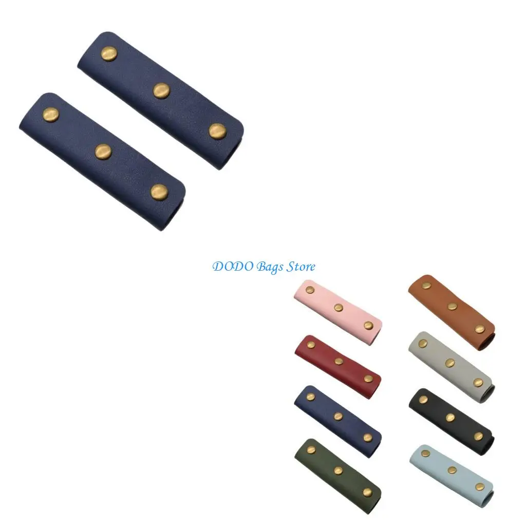 

1 Pair Fashionable Handle Protector Leather Handle Pads For Commuting And Travel