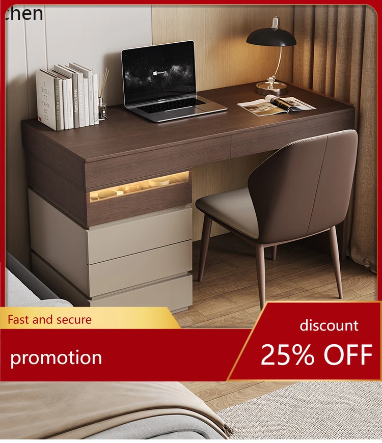 

ZML minimalist desk small apartment dresser bedside table integrated study table computer table