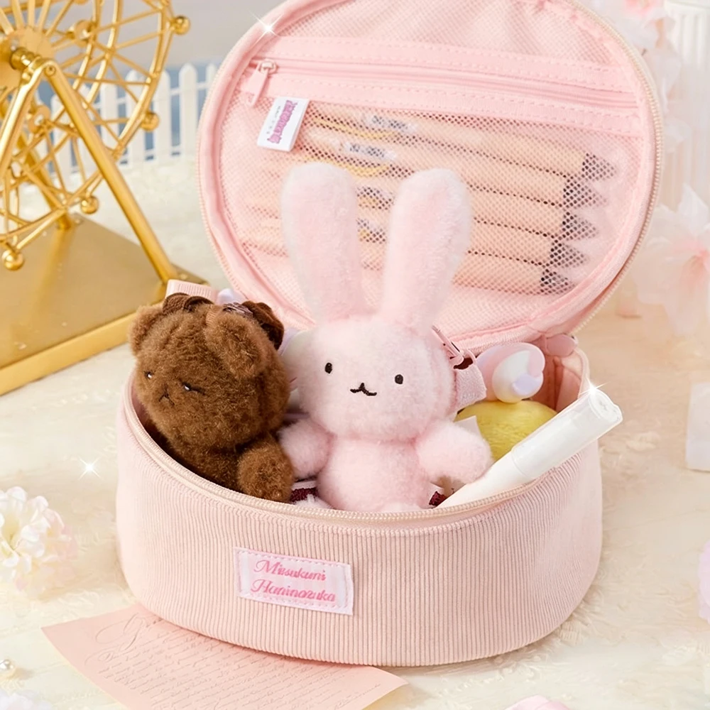Anime Ouran High School Host Club Mitsukuni Haninoduka Honey Cosplay Cosmetics Bag Pink Rabbit Makeup Bags Handbag Accessory