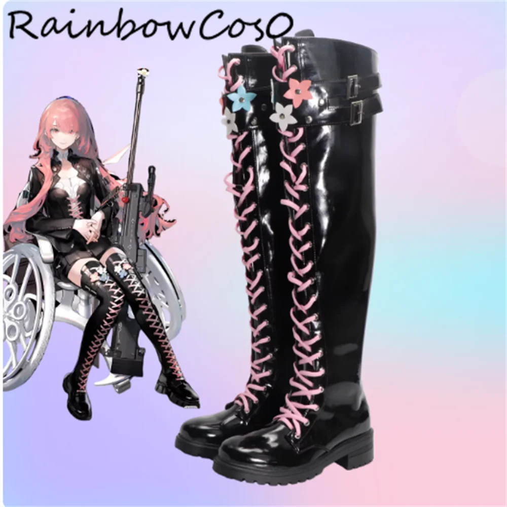 

Lemuen Arknights Cosplay Shoes Boots Game Anime Party Halloween RainbowCos0 W5333