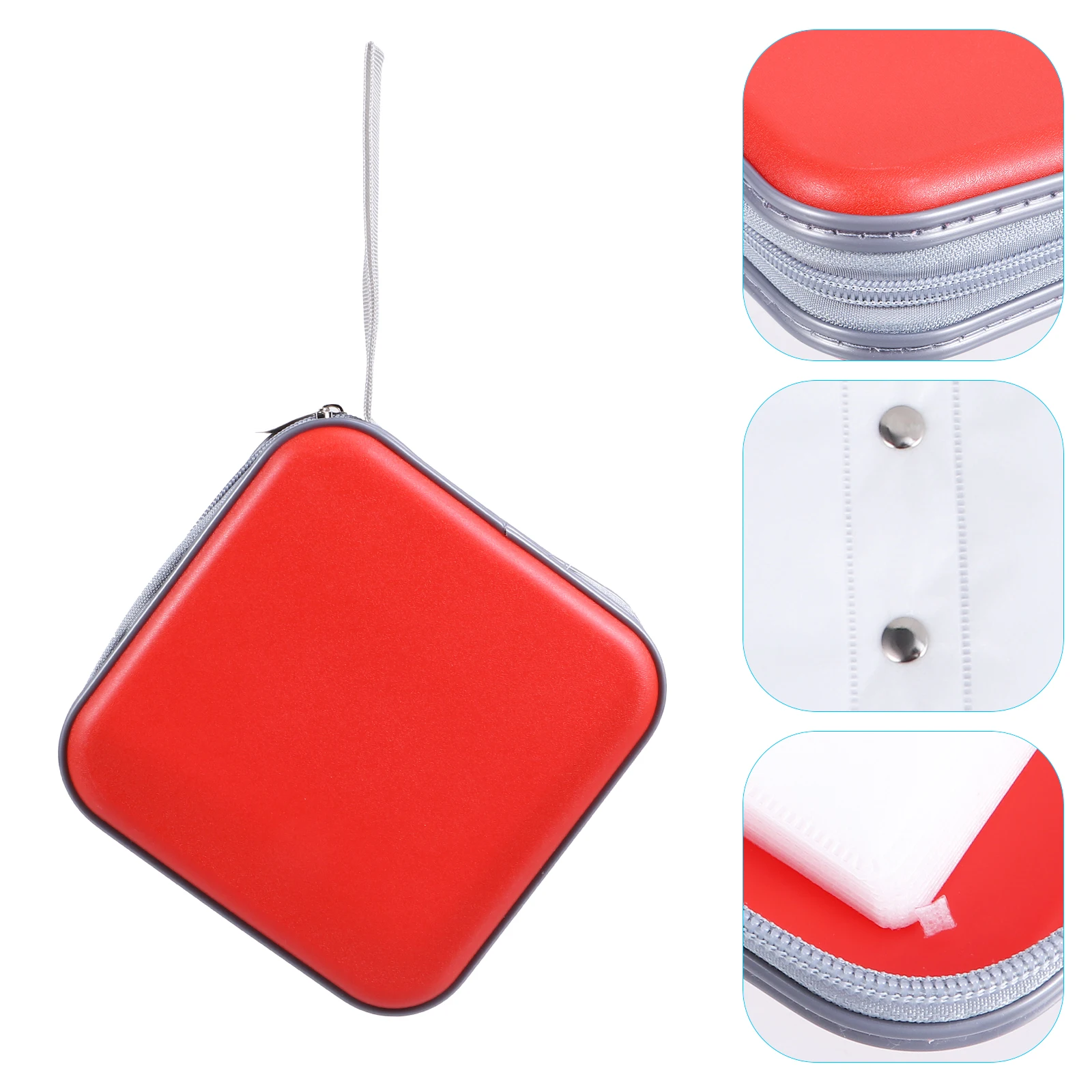 40 Capacity Plastic CD Bag Large CD Storage Case Portable DVD Holder Dust Proof Scratch Resistant Wallet