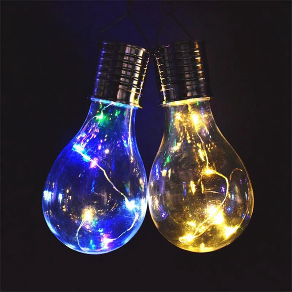 

Portable Solar LED Light Bulb Eco Friendly Long Life 8000H Easy Install Hanging Clip for Umbrella Awnings Outdoor Patio