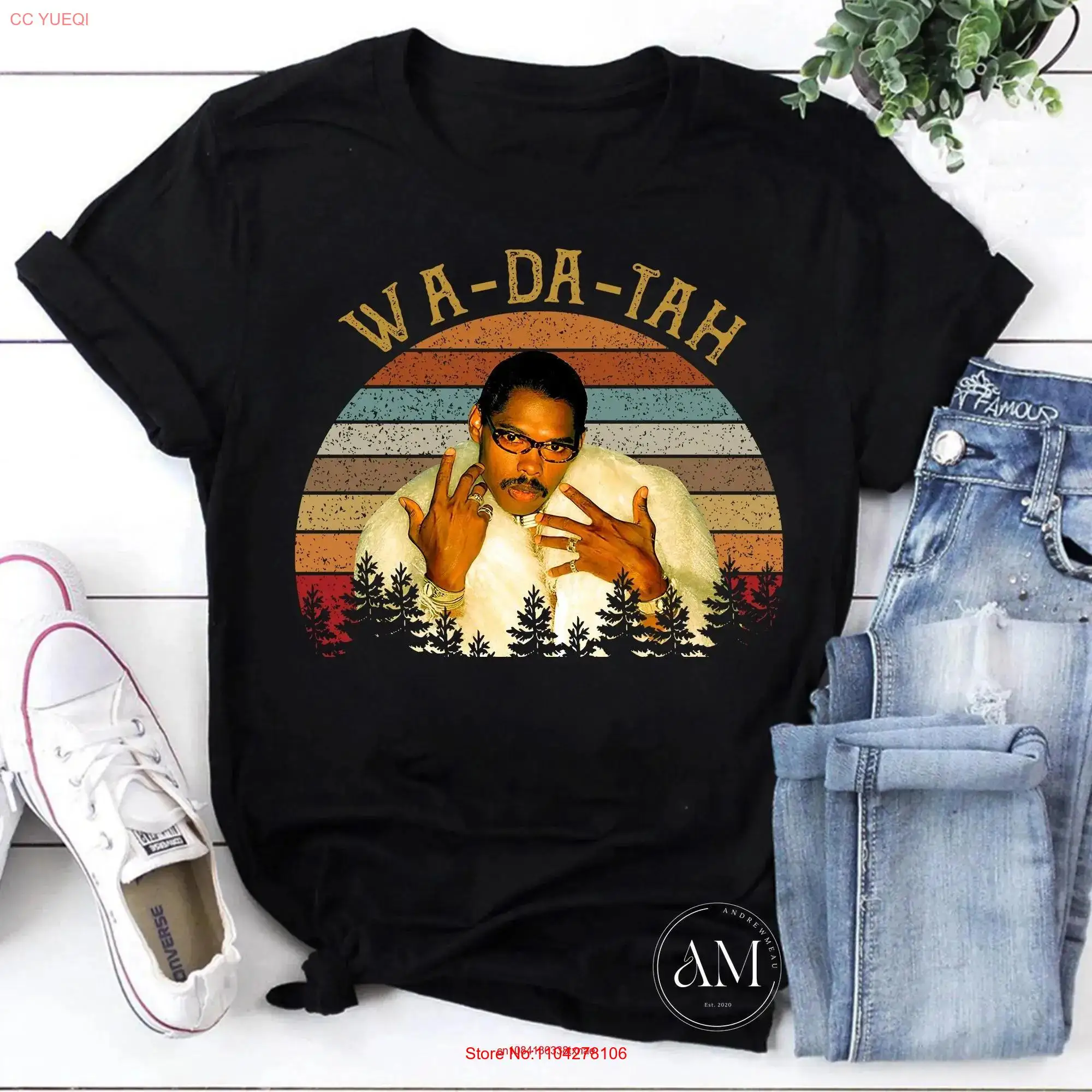 Wa da tah Vintage T Shirt Pootie Tang Movie For Funny Movies Daddy long or short sleeves