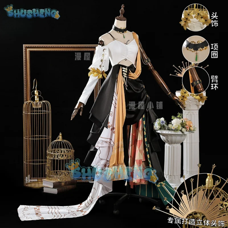 

Arknights Walking in the Golden Dream Muelsyse‌ Cosplay Costume Uniform Halloween Carnival Party Christmas Play Role Clothes
