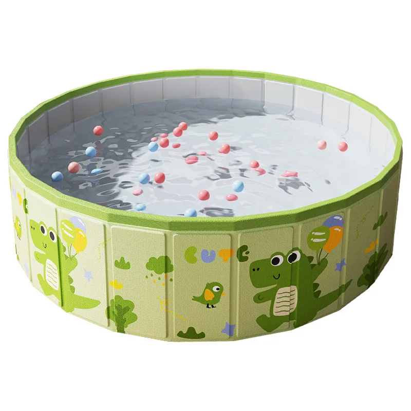 

Ненадувной бассейн JIABINFU, детский круглый большой бассейн для дома и улицы, четырехсторонняя опорная доска