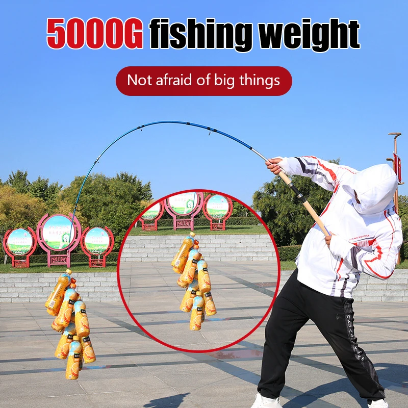 

Da Wu Lu Ya Pole Mh Lightning Adjusting Rod Straight Handle Fishing Rod Anchor Rod Long-Range Rod Fishing Gear Fishing Rod