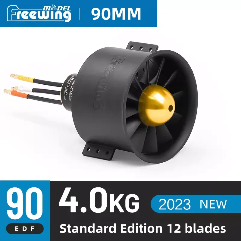 Freewing 12Blade 90mm Metal EDF Power System with 3668-1960KV 6S