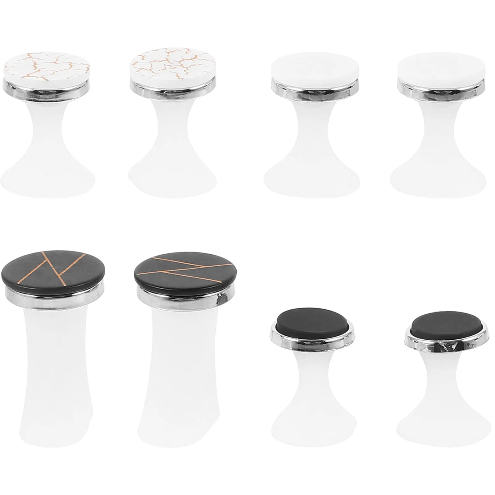 

8Pcs Soft Flexible Silicone Toe Separators for Pedicure Nail Polish Drying Decorative Toe Dividers Comfort Fit