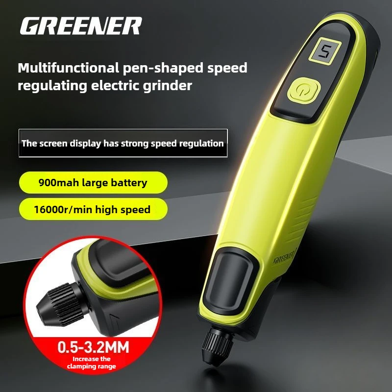 

Handheld 5-Speed Electric Grinder Polishing Tool for Jade And Wood Carving Small Drill for Cutting And Engraving
