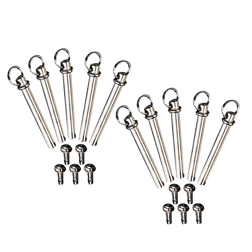 

10 set 10 Sets Fan Nail Accessories 3mm Golden Rivets with Ring for Folding Fan Repair Kit Handheld Shaft Replacement Parts