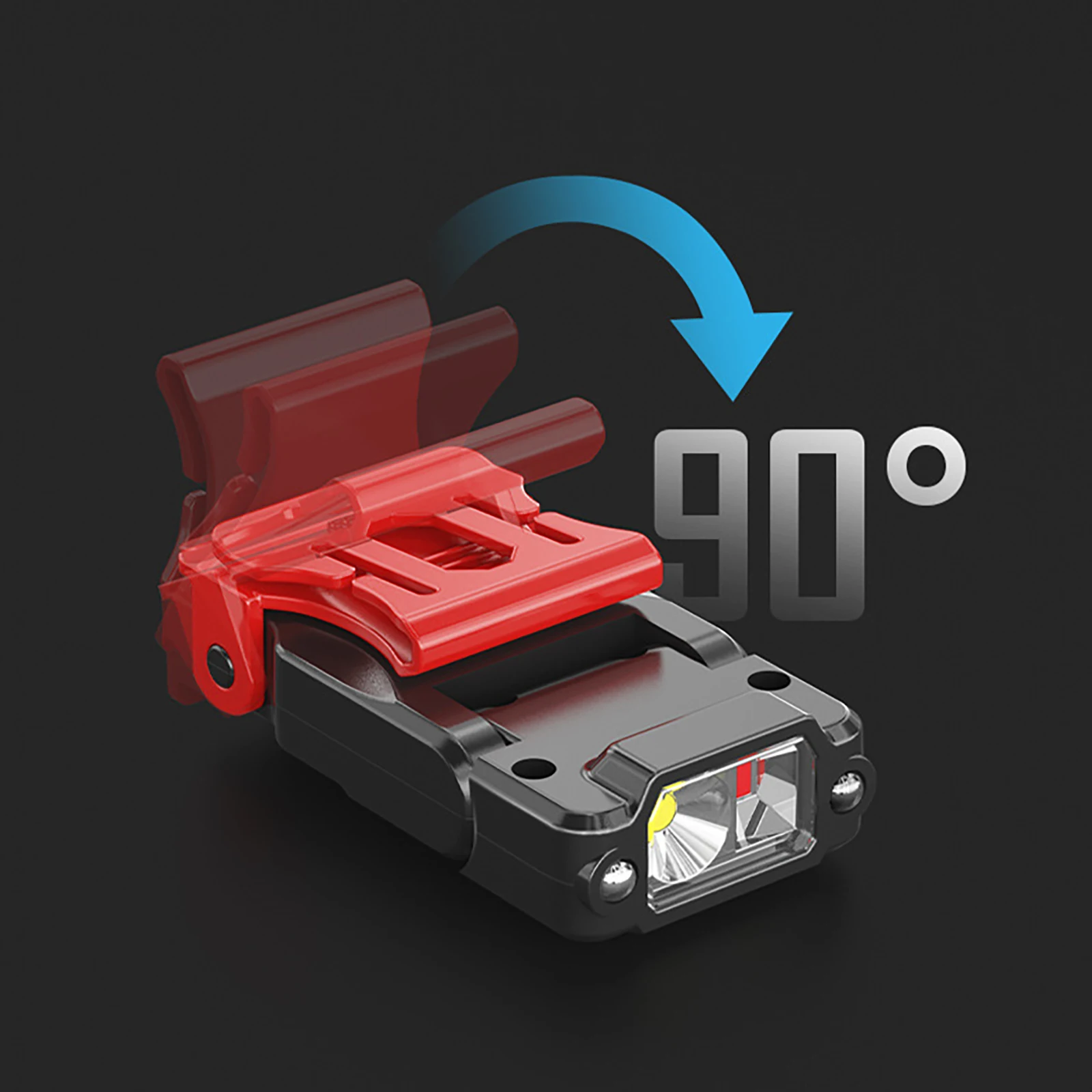 Super Bright USB Rechargeable LED Sensor Clip-On Baseball Cap Light Hat Flashlight Adjustable Angle Fishing Camping Headlamp