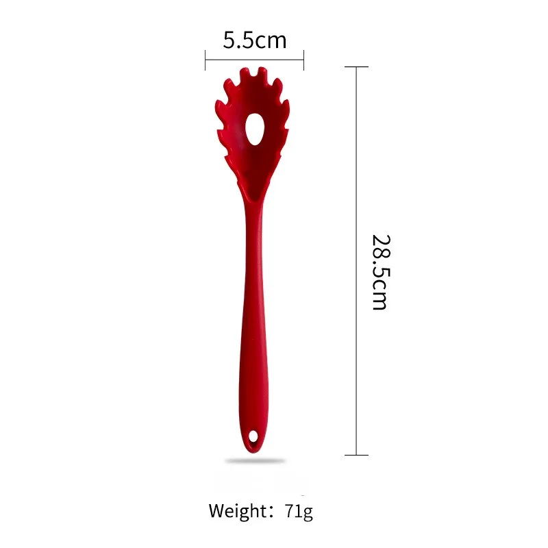 Large Spaghetti Spoon for Home Cooking, Silicone Powder Claw, Heat Resistant Pasta Tool, Cooking Utensils, 1 Pc