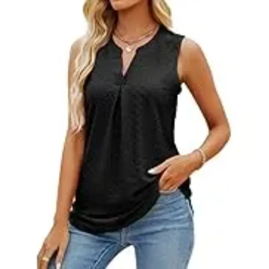 Women's Summer Floral Print Casual V-Neck T-Shirt with Covered Petal Sleeves