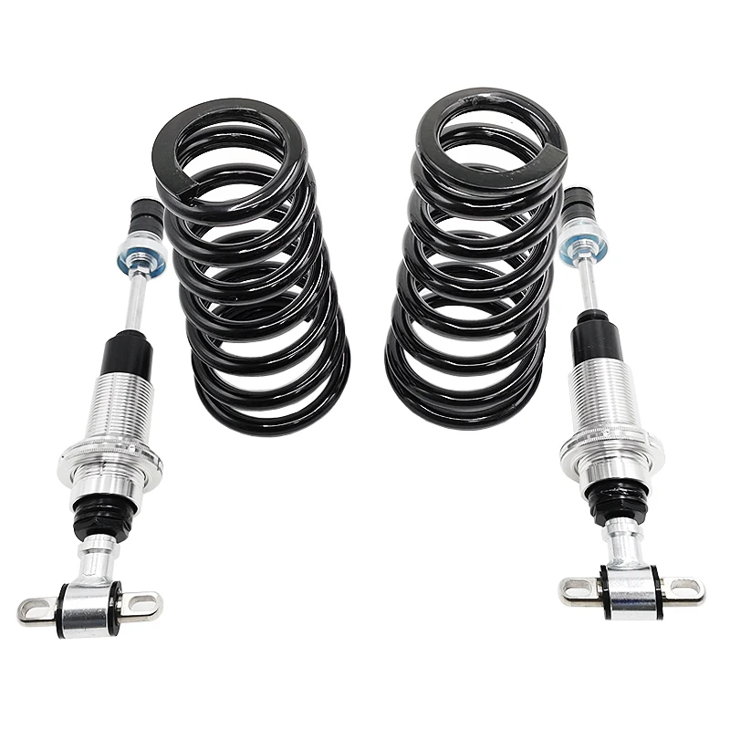 

GM a F X G Body Adjustable Front Coilover Shocks SBC Small Block LS Springs 500lb