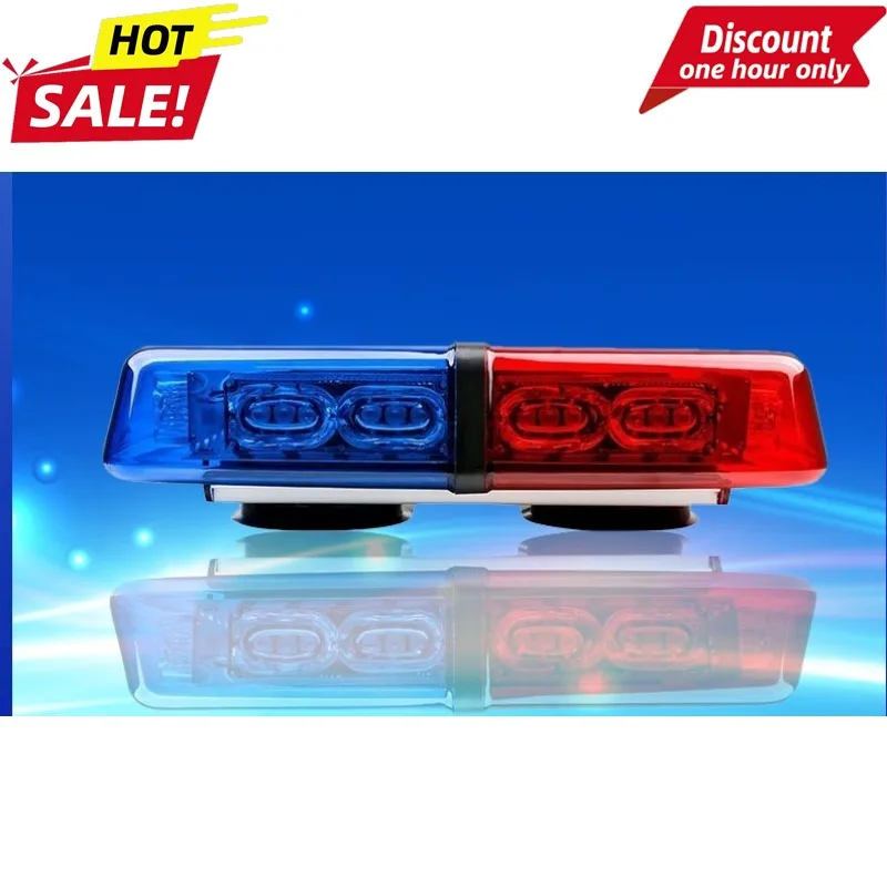 Excavator parts for Rescue Construction Vehicle Safety Light 36LED Tri-Color Red Blue Yellow Strobe Lamp