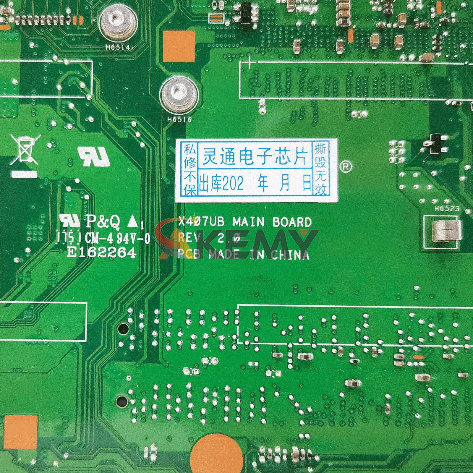 X407UB Laptop Moederbord Voor ASUS VivoBook X407UF X407UAR X407UV X407UB A407U F407U X407UBR X407U Y4000U Moederbord I3 I5 I7 CPU