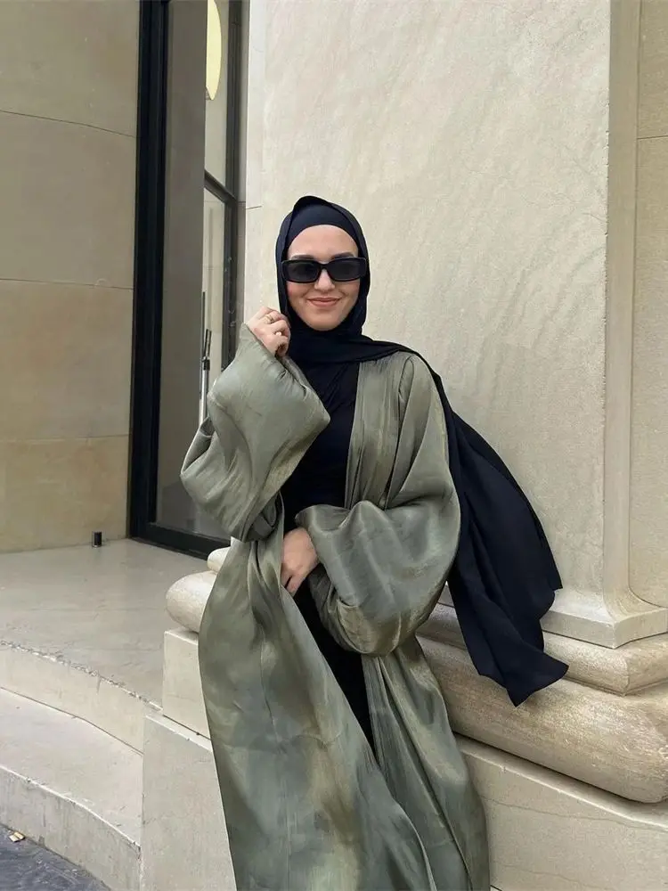 Ramadan Kaftan Kimono Abaya Dubai indyk muzułmański Islam Saudi Arabia Kebaya szata sukienki afrykańskie Abayas dla kobiet Caftan Djellaba