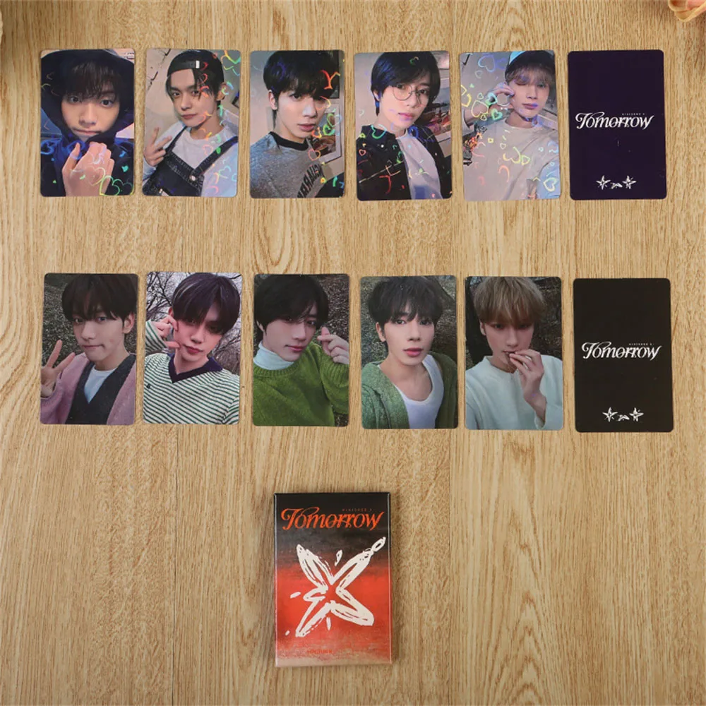 KPOP Minisode 3: TOMORROW Album Photocard SOOBIN YEONJUN BEOMGYU TAEHYUN HUENINGKAI Postcard Two-Sided Lomo Card Fans Collection