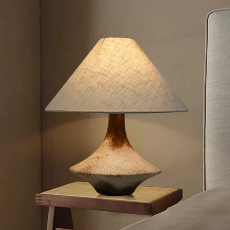TEMOU Contemporary CeramicTable Lamp Creativity Living Room Bedroom Study Hotel Homestay engineering Desk Light image 2