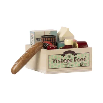 1/6 1/12 metall Simulation Lebensmittel Frühstück Set OB11 BJD Lol Blyth Maus Puppe Haus Modell Möbel Zubehör Baby küche Spielzeug