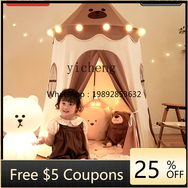 Tienda para niños Casa de juegos interior Castillo de princesa Casa de juguete Casa pequeña