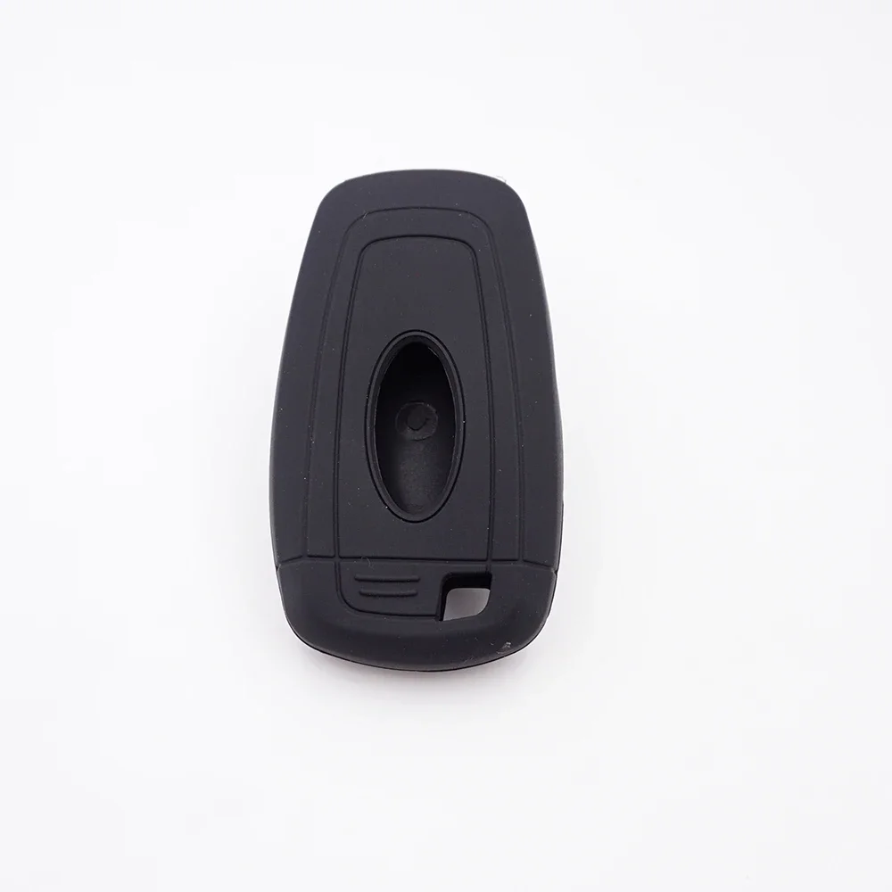 Xinyuexin Silicone Car Key Cover FOB Case for Ford 2017 Mondeo Edge Explorer Taurus Flex Escape Mustang Key Case Car-stying