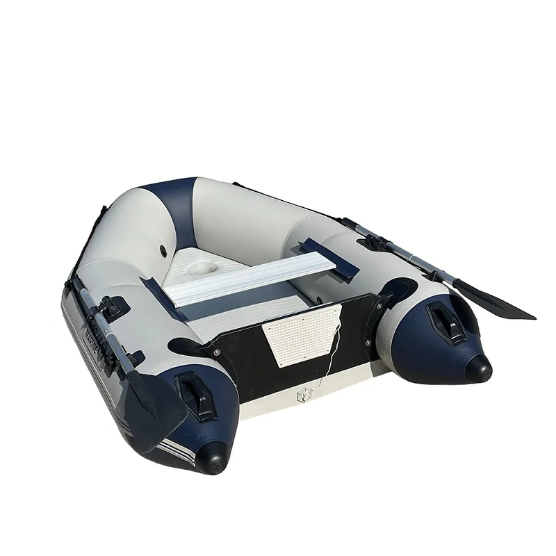 MC270-3 ثلاثة أشخاص قارب الاعتداء القابل للنفخ سرعة الصيد كاياك غرفة الهواء المستقلة الصيد تجمع الإنقاذ #5