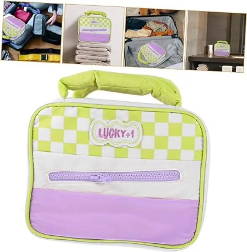 Travel Makeup Bag Large Cosmetic Bag Portable Toiletry Bag Organizer Makeup Case for Women Cute Waterproof Makeup Pouch