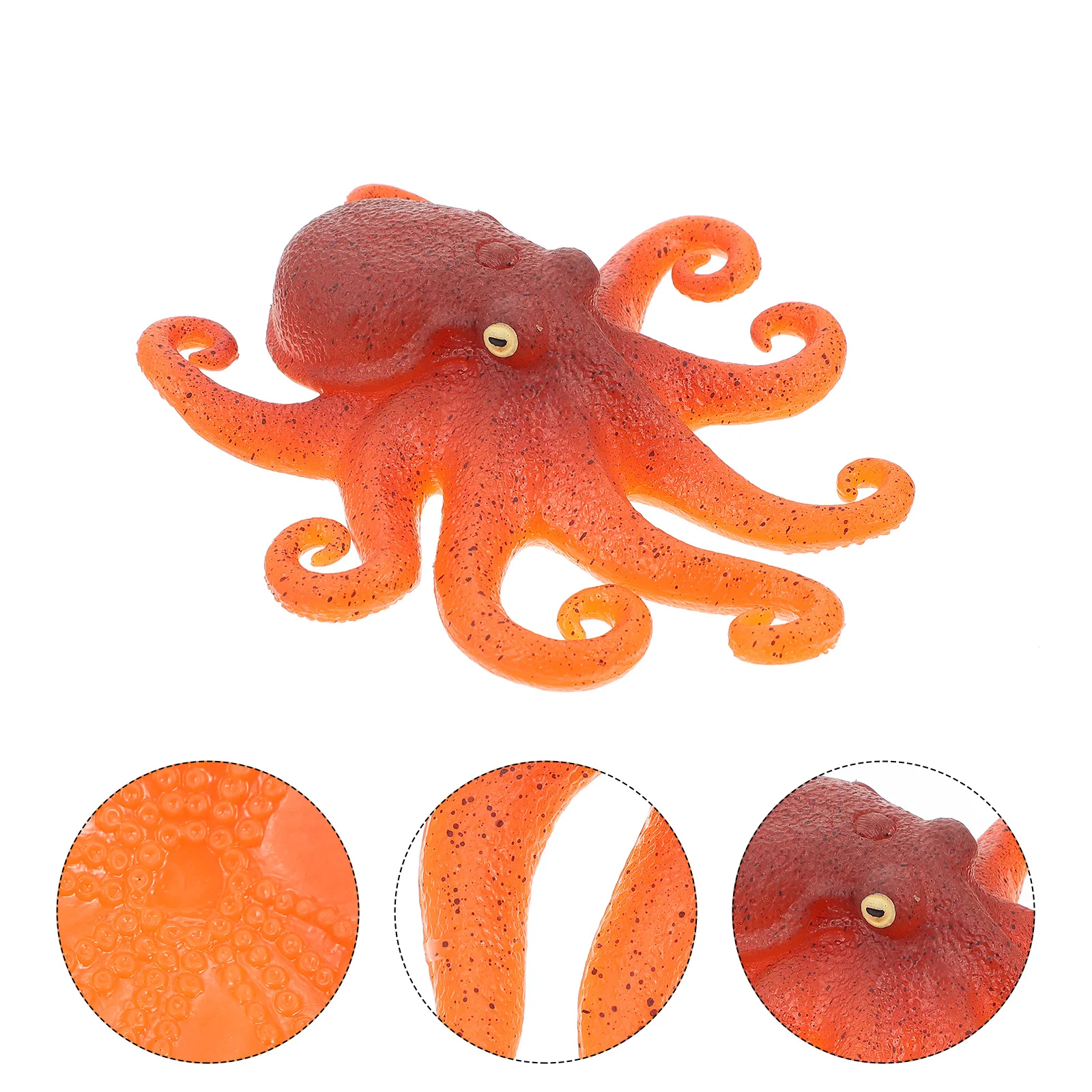 Octopus Toy Puffer Fish Model Decompression Simulation Plaything Pinch Child Bedroom Decor Red Pinching Simulated Animal