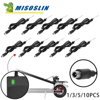 1/3/5/10pcs DC 8mm for Xiaomi M365 Pro E-Scooter Charging Cable 42V 2A Charger Output Line KickScooter Charger Line Plug Parts
