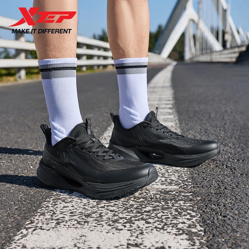 Xtep X-FLOW 9 2026 For Men's Rebound Support  Anti-Slip Shock Absorption Elasticity Sole Daily Outdoor Sports Shoes 874219110013