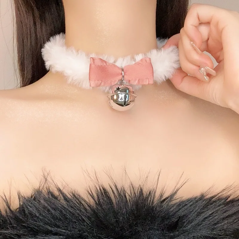 Mao Mao collar de campana para mujer 2024 nuevo popular ligero de lujo vestido de gama alta suéter accesorios de cadena de clavícula