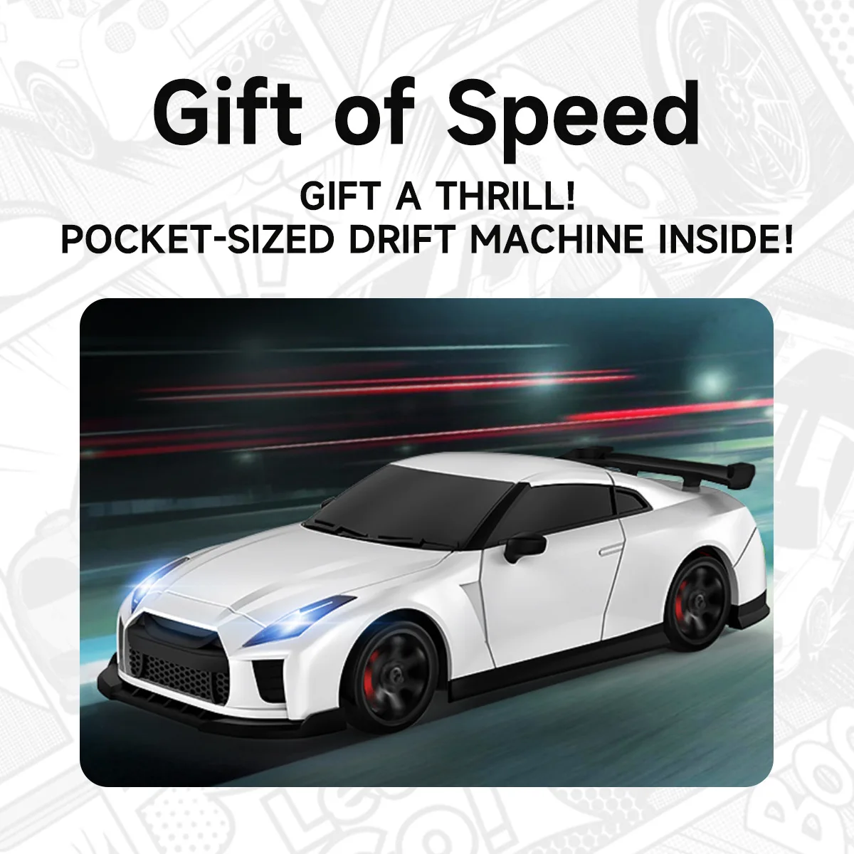 1:64 스케일 고속 4륜구동 RC카 미니 드리프트 자동차 자이로스코프 탑재 2.4G 무선 조종 레이싱 모델 장난감 (오락용)