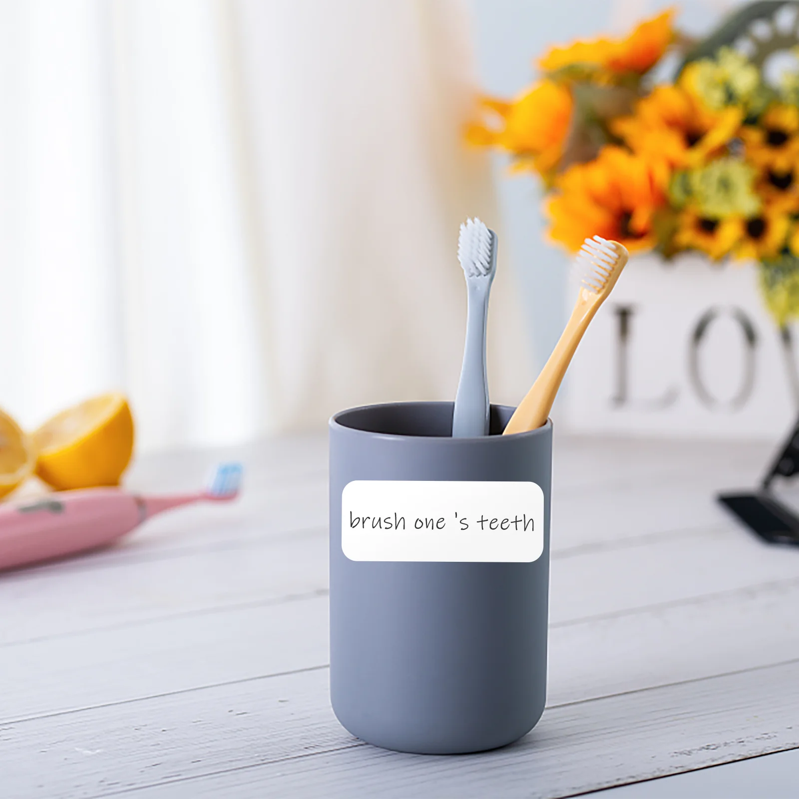 

10Sets Self Adhesive Name Tags Erasable Label Stickers Practical Fridge Decor Household Office Decoration