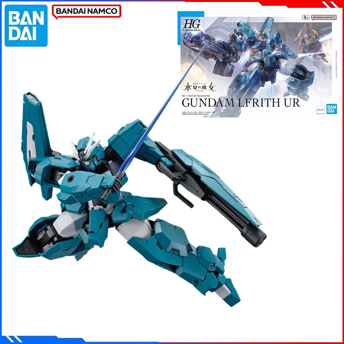 

Оригинальная фигурка Bandai Gundam, наборы моделей HG 1/144, аниме-фигурки Gundam Lfrith UR, экшн-модель, игрушки, подарок для детей