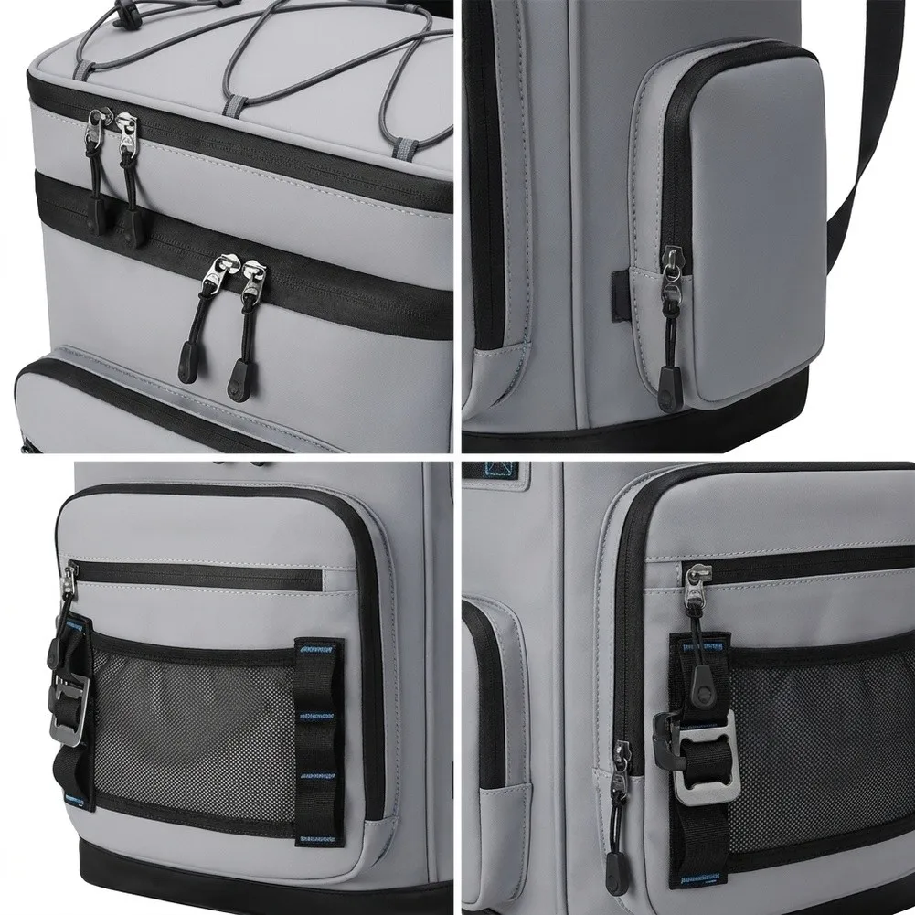 30L Cooler Backpack with Insulated Compartment for Temperature-Sensitive Items During For Camping Picnic Travel Scenarios