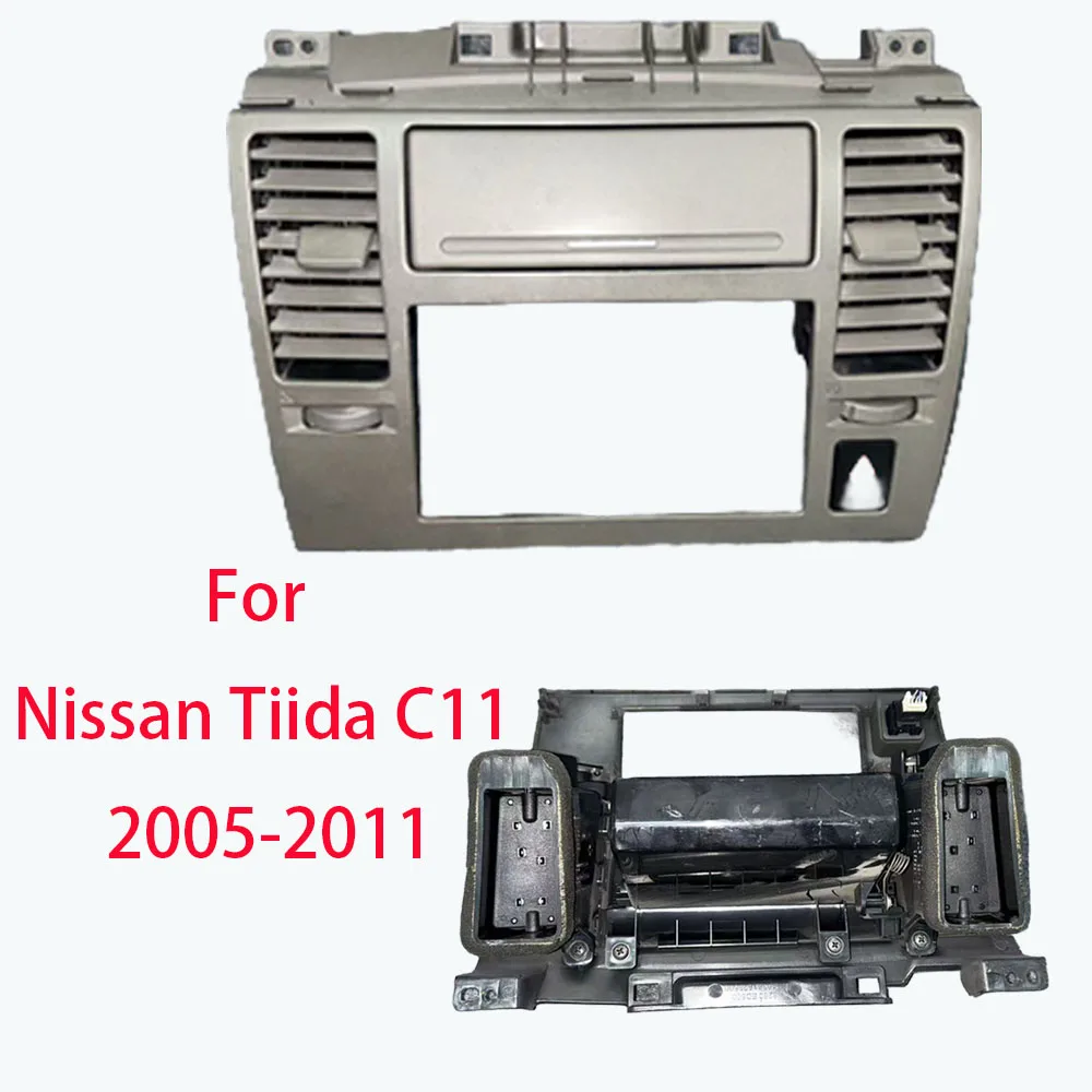 LINGJIE For Nissan Tiida C11 2005-2011 Air Vent Outlet Air-condition Installation Fresh Air Outlet Vent Center Grille