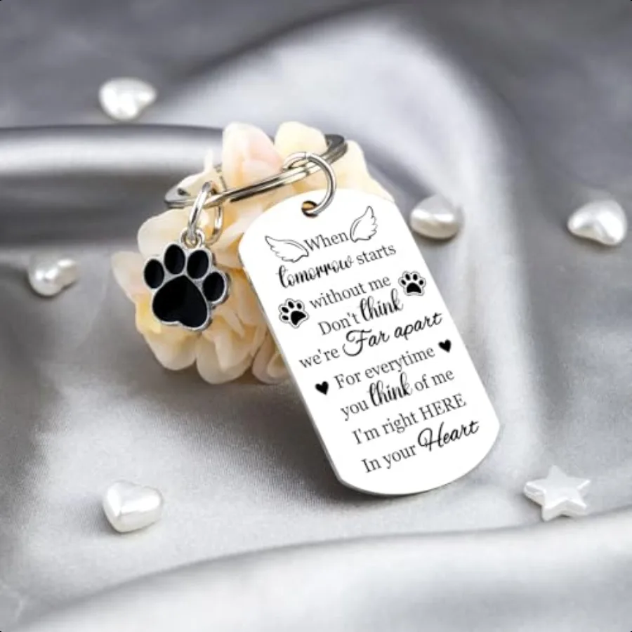 هدايا تذكارية للكلاب لفقدان الكلاب، هدايا تذكارية للحيوانات الأليفة للكلاب، سلسلة مفاتيح التعاطف للكلاب والقطط، إعادة الفطائر #4